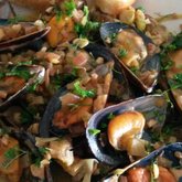 Local Black Mussels at Blue Goose